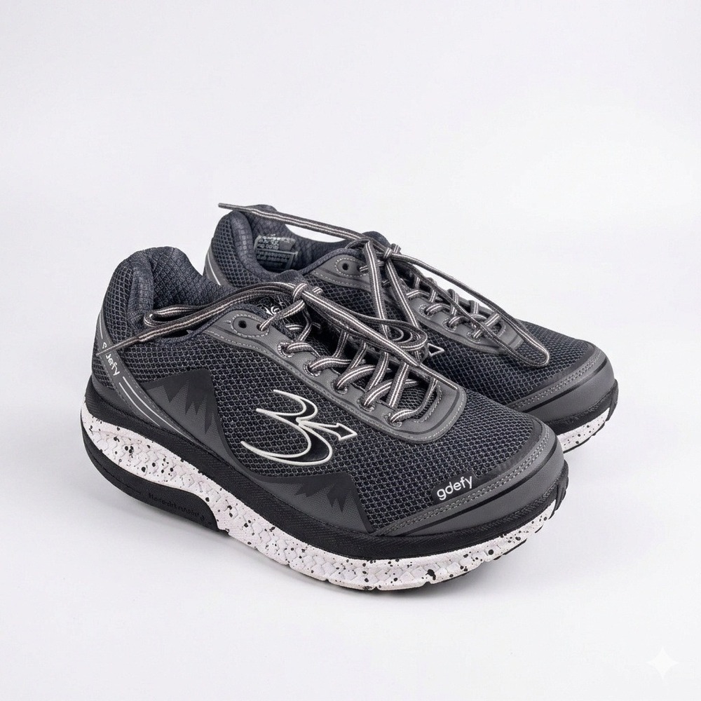 Gravity Defyer TB9024FGSXW Women Size 7 Athletic Shoes Gray Mesh Walking Running